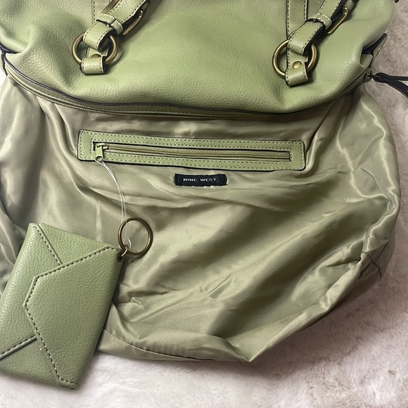 NINE WEST Sage Green Bag and wallet - Picture 9 of 10